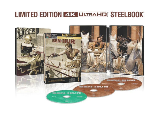 Ben-Hur - Limited Edition Steelbook (4K Ultra HD) - for just $44.99! 