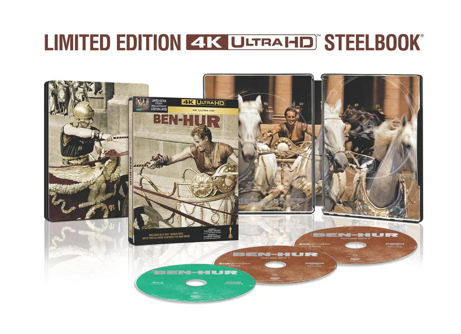 Ben-Hur - Limited Edition Steelbook (4K Ultra HD) - for just $44.99! 