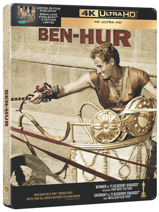 Ben-Hur - Limited Edition Steelbook (4K Ultra HD) - for just $44.99! 