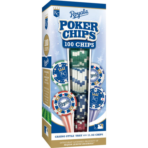 Kansas City Royals 100 Piece Poker Chips - Just $17.99! Shop now at Retro Gaming of Denver