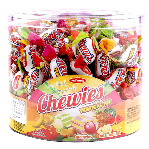 Wellmade Tropical Fruit Chews 800G - Mixed Flavors Candy for Sharing and Parties - for just $8! 