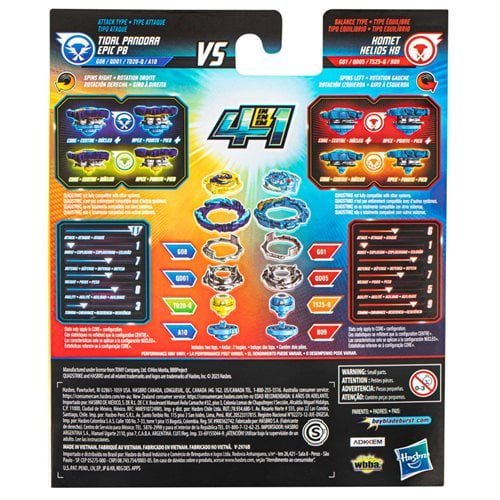 Beyblade Burst QuadStrike Dual Pack - Choose your Beyblade - for just $23.99! 