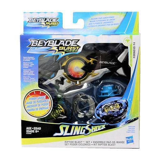 Beyblade Burst Turbo Slingshock Riptide Blast Set - Shark Launcher& Forneus F4 - Just $41.34! Shop now at Retro Gaming of Denver