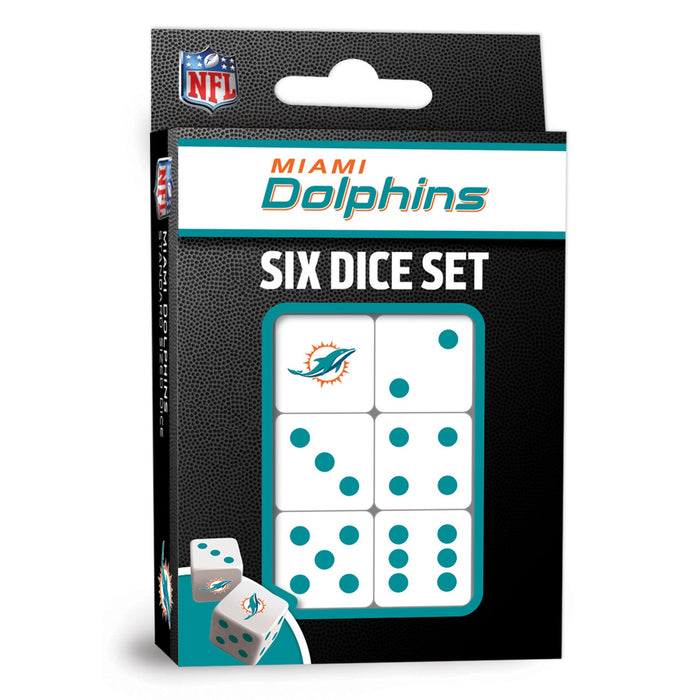 Miami Dolphins Dice Set - Just $4.79! Shop now at Retro Gaming of Denver