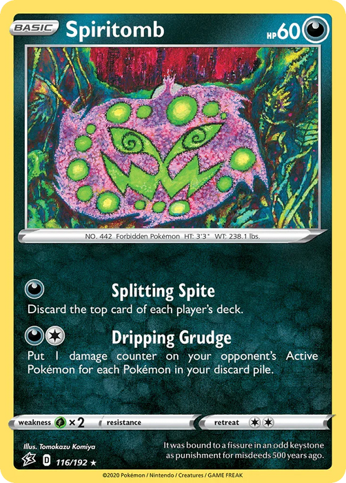 Spiritomb (116/192) [Sword & Shield: Rebel Clash] - for just $0.15! 