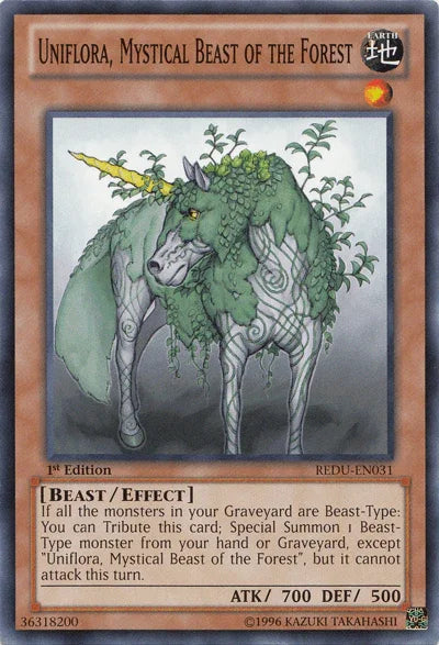 Uniflora, Mystical Beast of the Forest [REDU-EN031] Common - for just $0.10! 