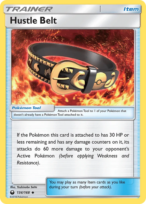 Hustle Belt (134/168) [Sun & Moon: Celestial Storm] - for just $0.15! 