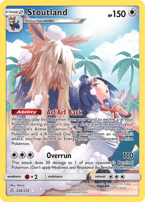 Stoutland (248/236) [Sun & Moon: Cosmic Eclipse] - for just $4.80! 
