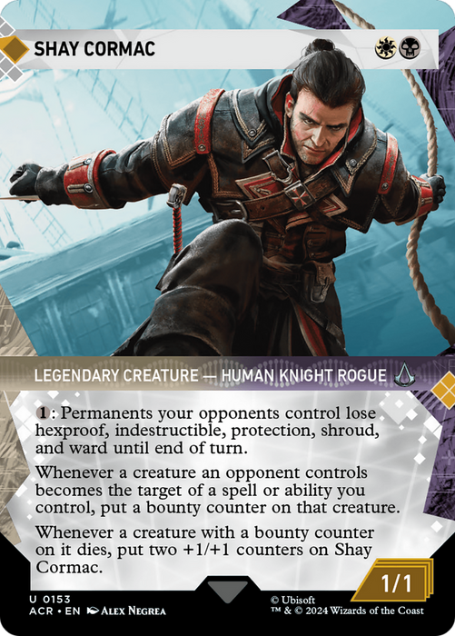 Shay Cormac (ACR-153) - Assassin's Creed: (Showcase) (Borderless) - for just $0.04! 
