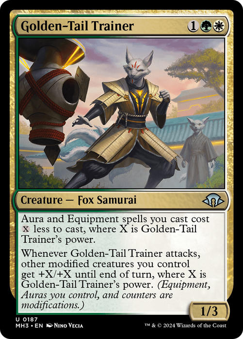 Golden-Tail Trainer [Modern Horizons 3] - Just $0.02! Shop now at Retro Gaming of Denver