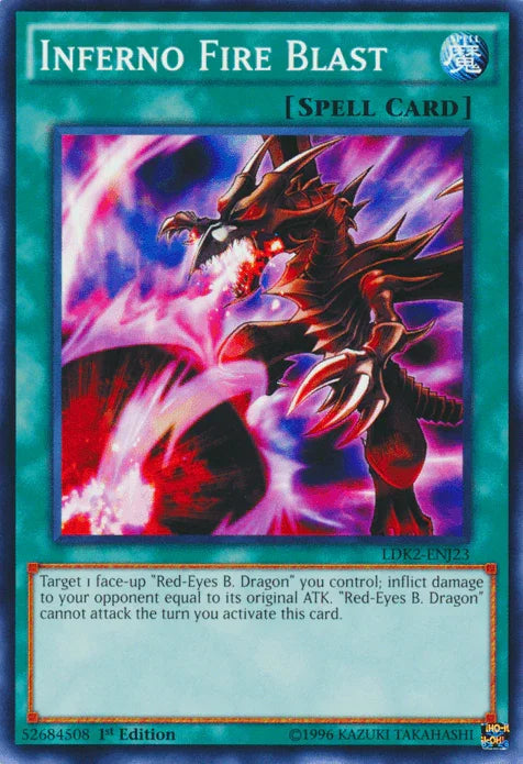 Inferno Fire Blast [LDK2-ENJ23] Common - for just $0.10! 