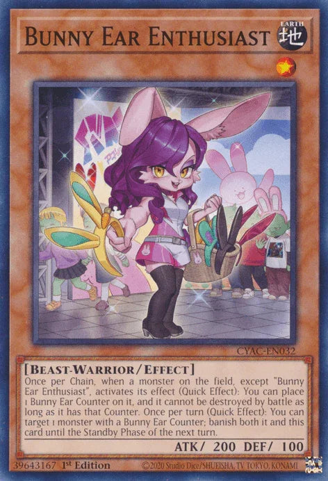 Bunny Ear Enthusiast [CYAC-EN032] Common - for just $0.10! 