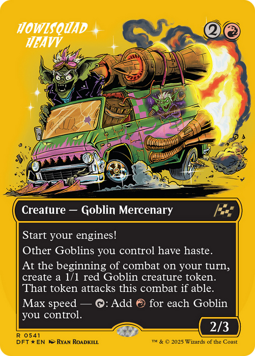 Howlsquad Heavy (DFT-541) - Aetherdrift (Borderless) Foil - for just $5.40! 
