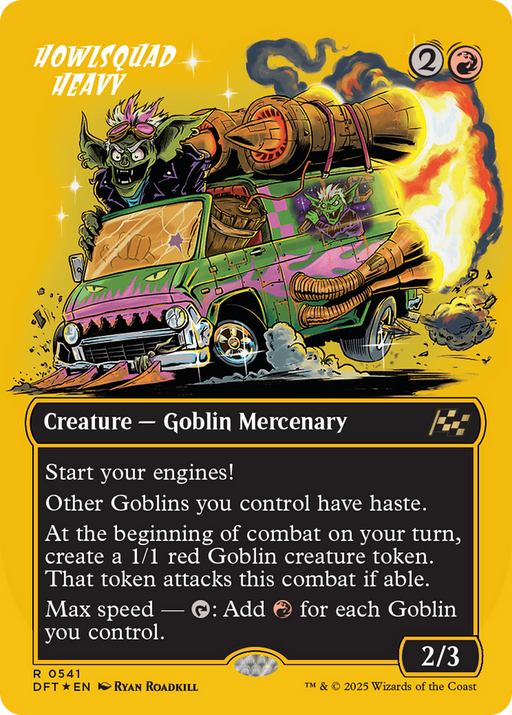 Howlsquad Heavy (DFT-541) - Aetherdrift (Borderless) Foil - for just $7.05! 