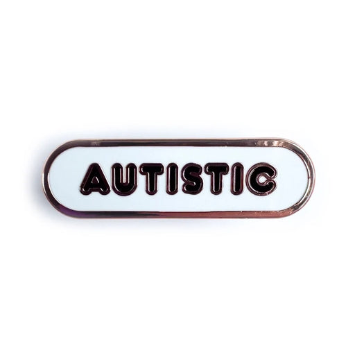 Pride Pals Accessibility Enamel Pin - Autistic (White) - for just $10! 