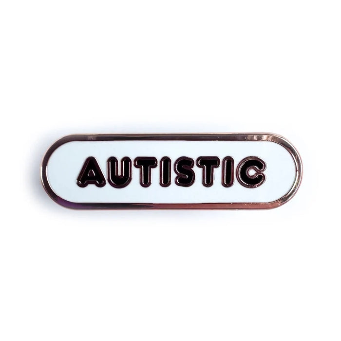 Pride Pals Accessibility Enamel Pin - Autistic (White) - for just $10! 