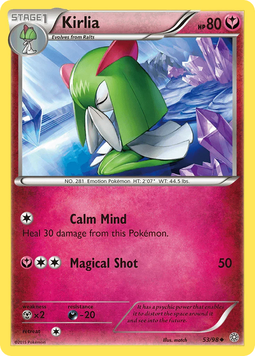 Kirlia (53/98) [XY: Ancient Origins] - for just $0.10! 
