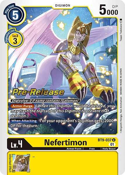 Nefertimon [BT9-037] [X Record Pre-Release Promos] - Just $0.65! Shop now at Retro Gaming of Denver