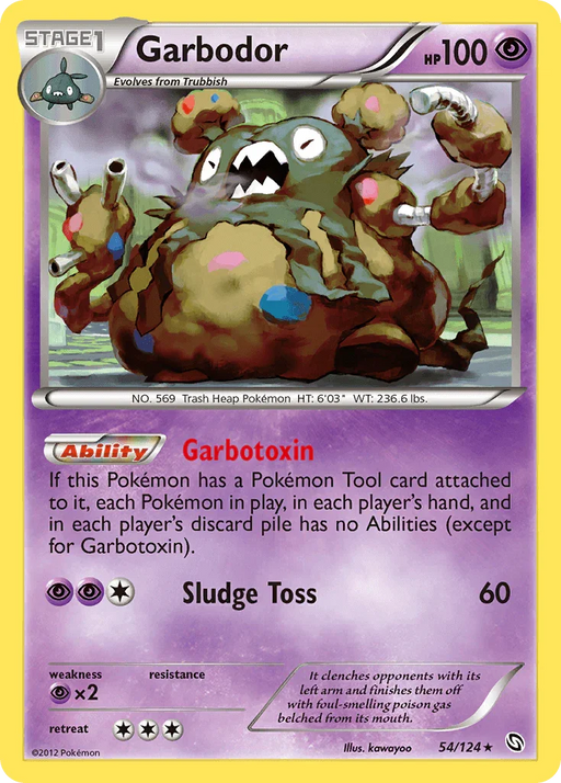 Garbodor (54/124) [Black & White: Dragons Exalted] - for just $1.80! 