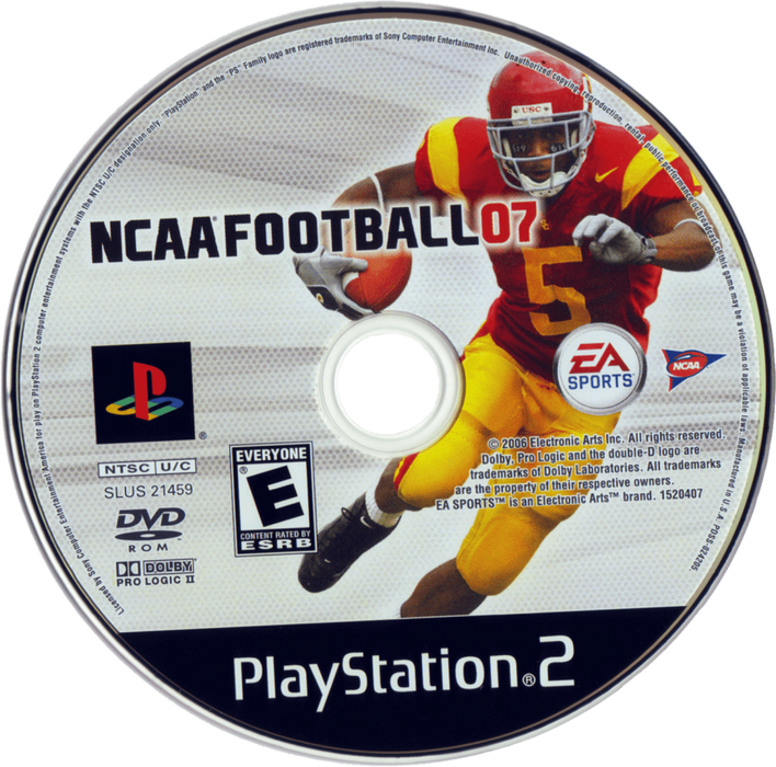 NCAA Football 2007 – PlayStation 2 (PS2) - for just $0! 