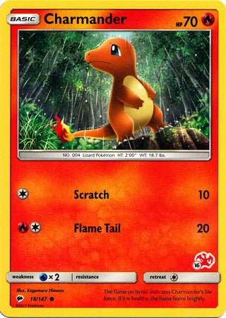 Charmander (18/147) (Charizard Stamp #16) [Battle Academy 2020] - Just $0.10! Shop now at Retro Gaming of Denver