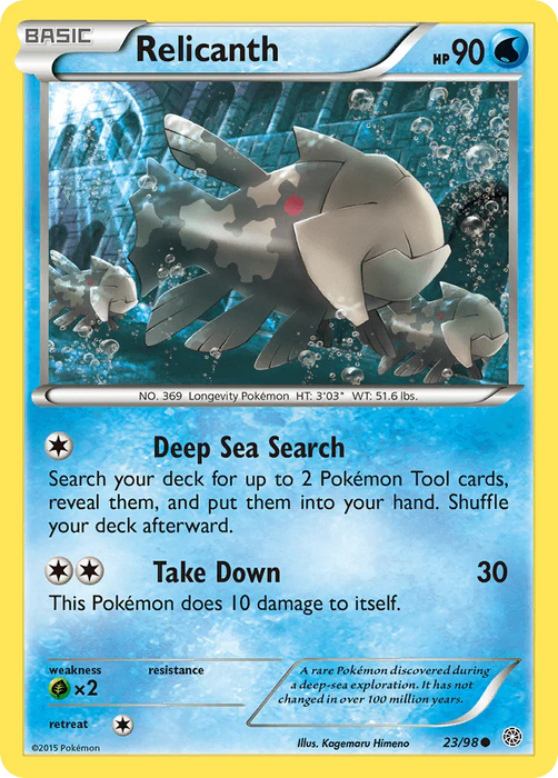 Relicanth (23/98) [XY: Ancient Origins] - for just $0.10! 