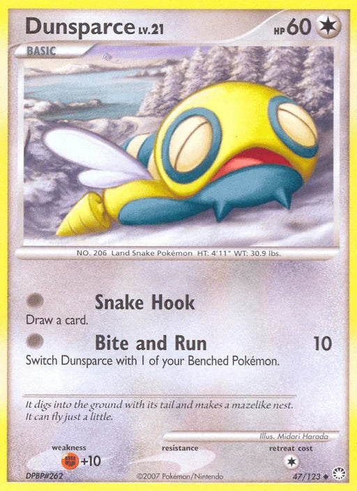 Dunsparce (47/123) [Diamond & Pearl: Mysterious Treasures] - for just $0.20! 