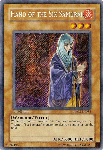 Hand of the Six Samurai [TDGS-EN085] Secret Rare - for just $4.20! 
