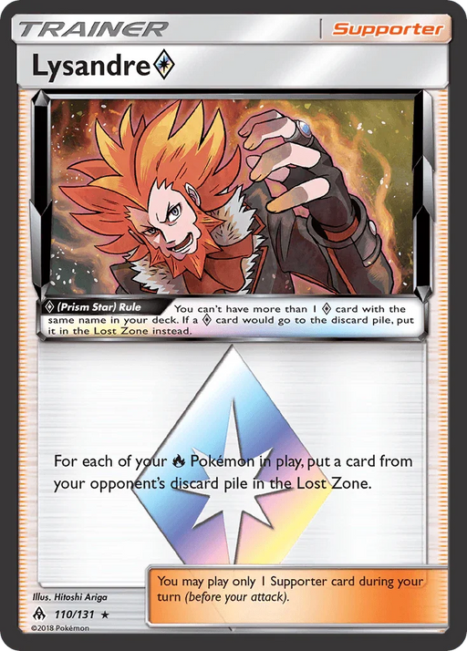 Lysandre (110/131) (Prism Star) [Sun & Moon: Forbidden Light] - for just $0.45! 