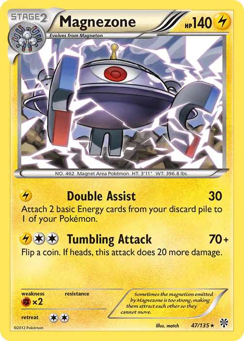 Magnezone (47/135) [Black & White: Plasma Storm] - for just $0.45! 