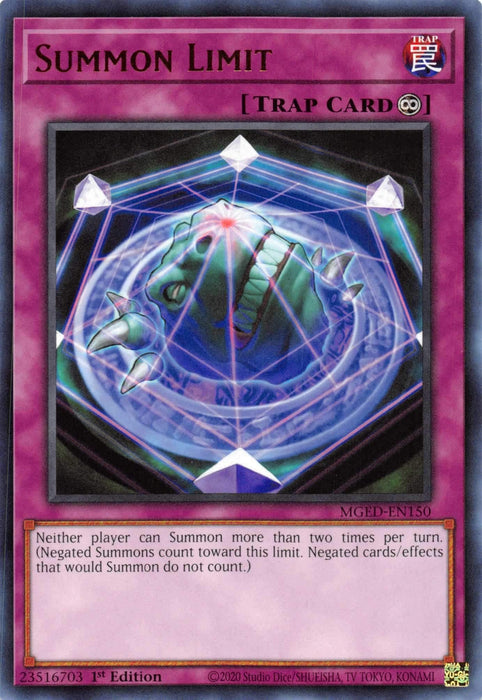 Summon Limit [MGED-EN150] Rare - for just $0.10! 