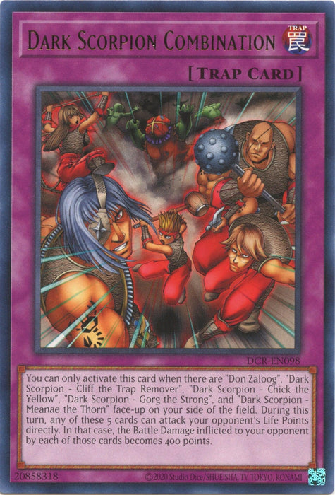 Dark Scorpion Combination (25th Anniversary) [DCR-EN098] Rare - for just $0.15! 