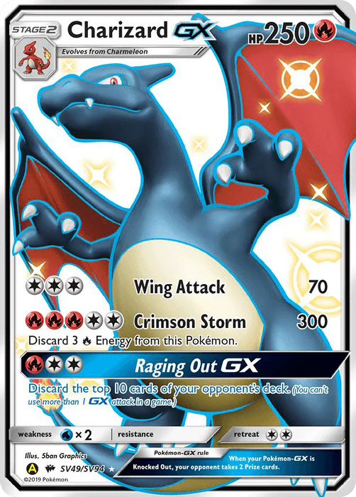 Charizard GX (SV49/SV94) [Sun & Moon: Hidden Fates - Shiny Vault] - for just $270.30! 
