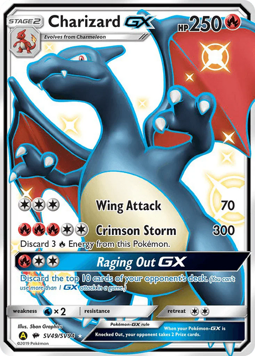 Charizard GX (SV49/SV94) [Sun & Moon: Hidden Fates - Shiny Vault] - for just $304.80! 
