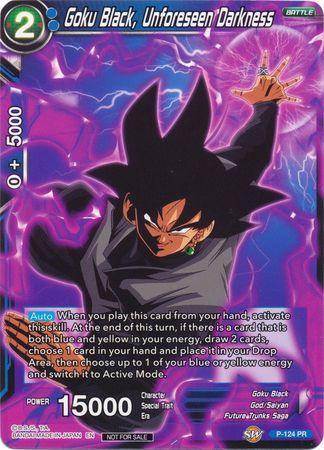 Goku Black, Unforeseen Darkness (P-124) [Promotion Cards] - for just $0.15! 
