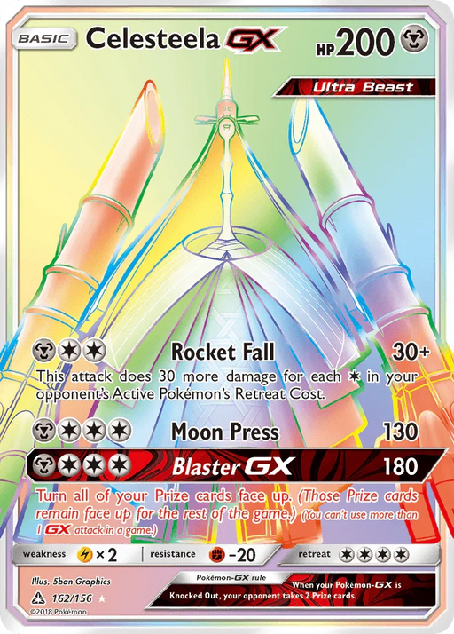 Celesteela GX (162/156) [Sun & Moon: Ultra Prism] - for just $10.90! 