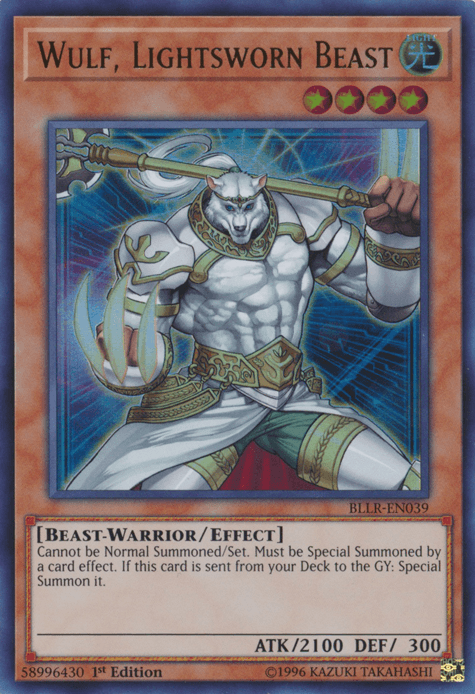 Wulf, Lightsworn Beast [BLLR-EN039] Ultra Rare - for just $1! 