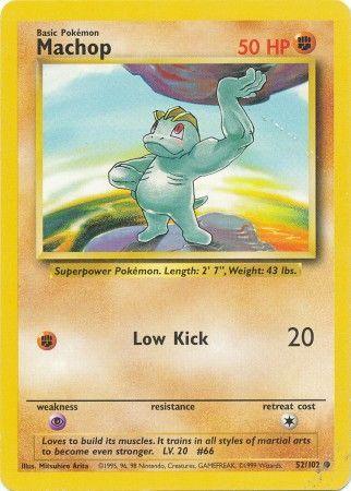 Machop (52/102) [Base Set Unlimited] - for just $0.20! 