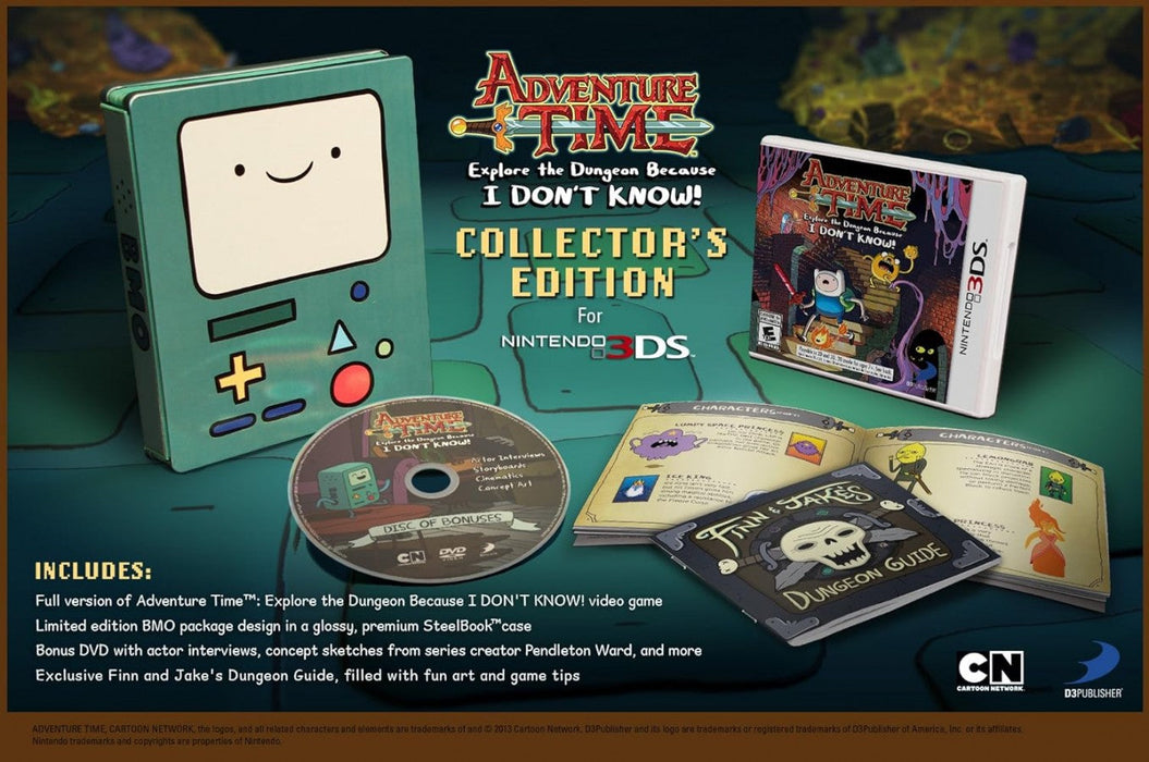 Adventure Time: Explore the Dungeon Because I Don't Know [Collector's Edition] – Nintendo 3DS (3DS) - for just $45.99! 