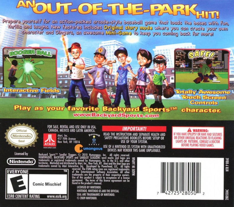 Backyard Sports: Sandlot Sluggers – Nintendo DS (DS) - for just $5.99! 