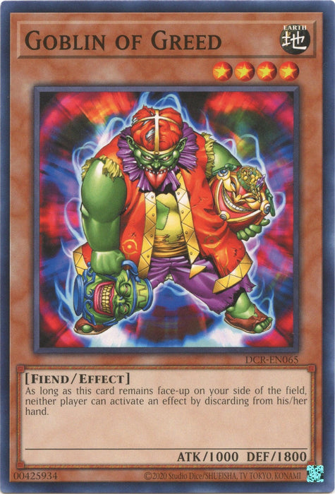 Goblin of Greed (25th Anniversary) [DCR-EN065] Common - for just $0.15! 