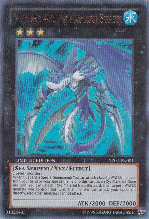 Number 47: Nightmare Shark [YZ04-EN001] Ultra Rare - for just $4.20! 