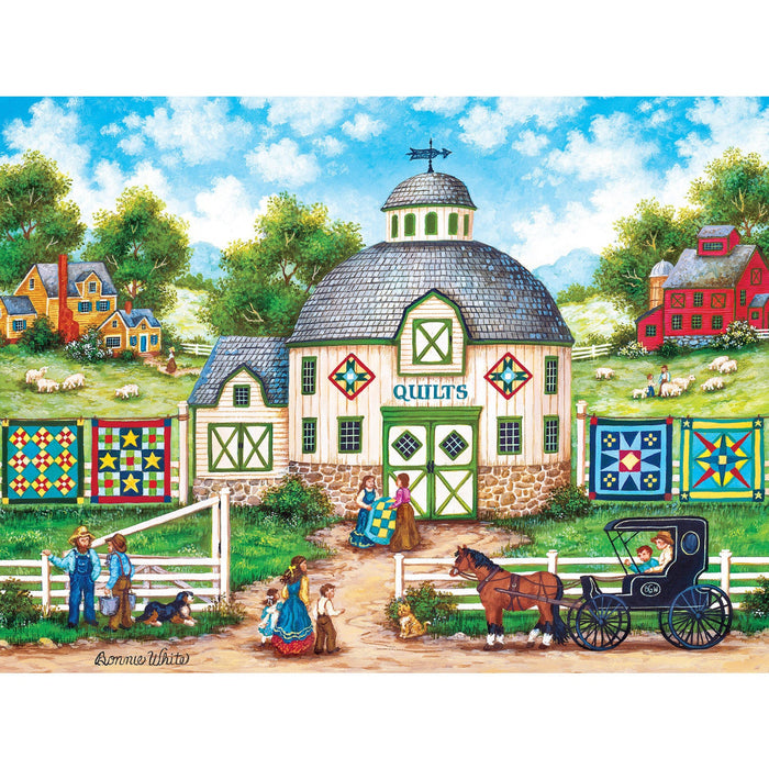 Heartland - The Quilt Barn 550 Piece Jigsaw Puzzle - Just $14.99! Shop now at Retro Gaming of Denver