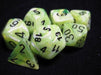 Vortex Dice Polyhedral Bright Green/Black 7-Die Set - Just $11.99! Shop now at Retro Gaming of Denver