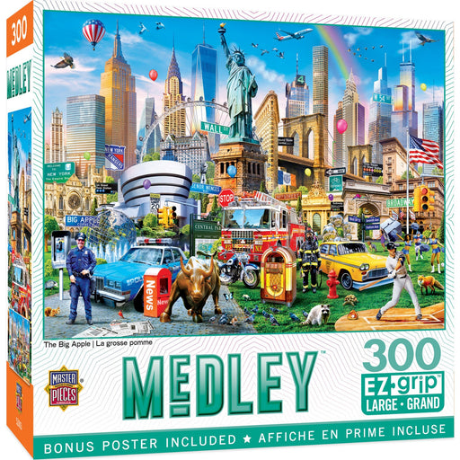 Medley - The Big Apple 300 Piece EZ Grip Jigsaw Puzzle - Just $14.99! Shop now at Retro Gaming of Denver