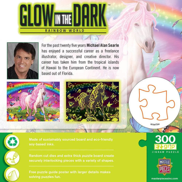 Glow in the Dark - Rainbow World 300 Piece EZ Grip Jigsaw Puzzle - for just $14.99! 