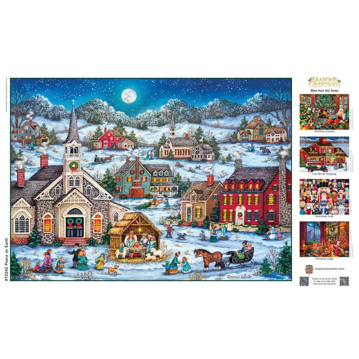 Season's Greetings - Peace on Earth 1000 Piece Jigsaw Puzzle - for just $16.99! 