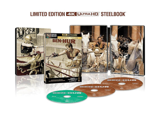 Ben-Hur - Limited Edition Steelbook (4K Ultra HD + Blu-ray + Digital) - for just $52.99! 