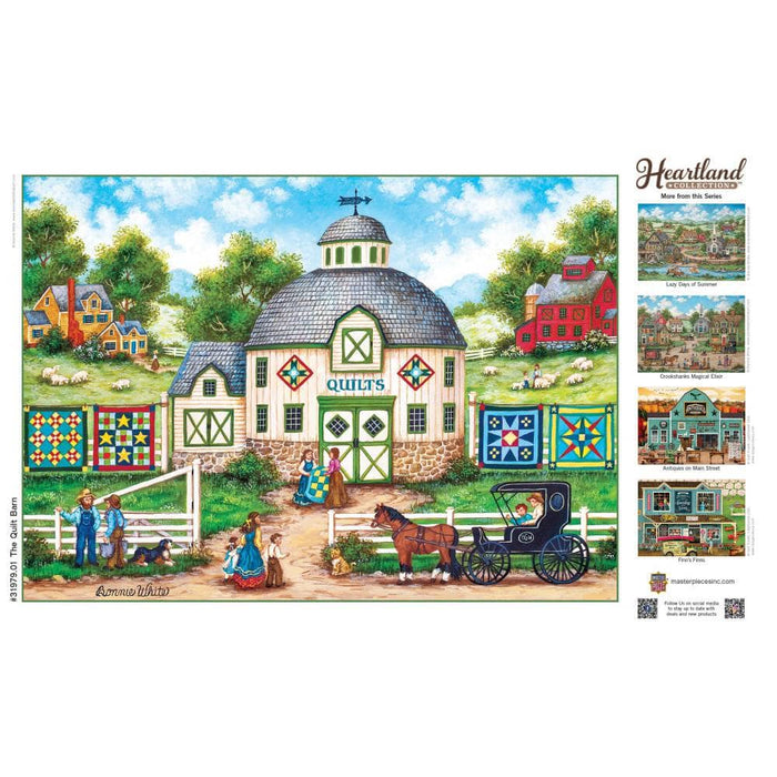 Heartland - The Quilt Barn 500 Piece Jigsaw Puzzle - for just $14.99! 