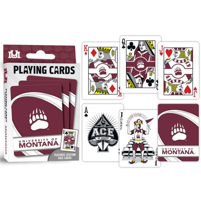 Montana Grizzlies Playing Cards - 54 Card Deck - for just $7.99! 